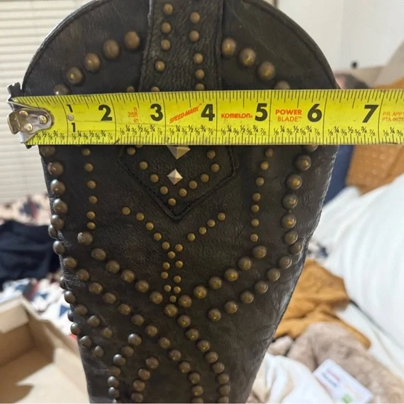 Old Gringo Belinda 18” distressed black cowboy western boots - Picture 10 of 10